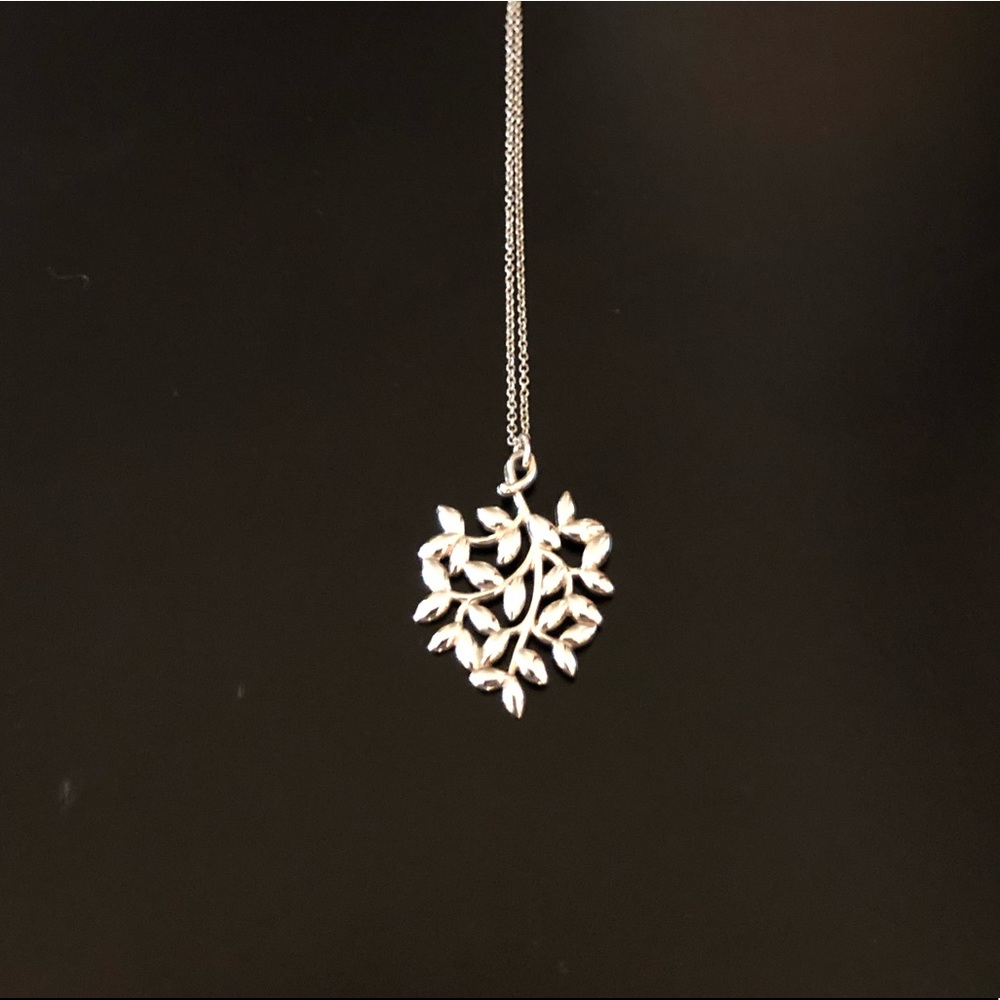 Tiffany Olive Leaf Pendant